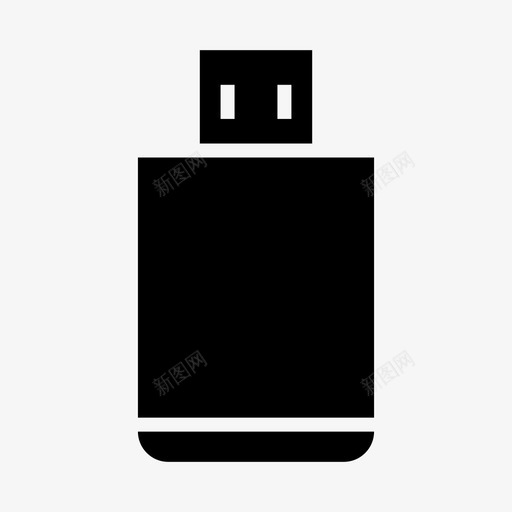 U盘存储器摄影设备图标svg_新图网 https://ixintu.com 存储器 摄影 设备
