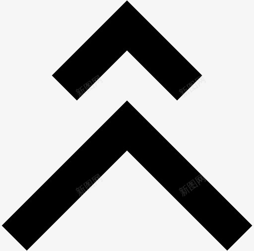 向上箭头方向图标svg_新图网 https://ixintu.com 像素 向上 方向 移动 简单 箭头