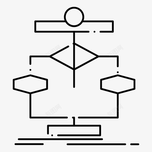 算法图表数据图标svg_新图网 https://ixintu.com 图表 数据 流程 界面 算法