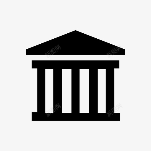 法律法官法院图标svg_新图网 https://ixintu.com 图标 地点 法官 法律 法院