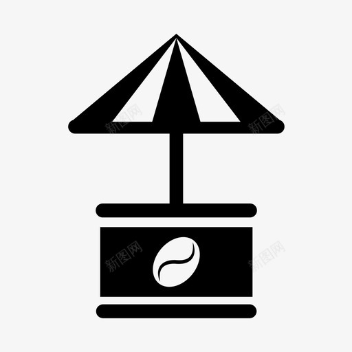咖啡厅小卖部小店图标svg_新图网 https://ixintu.com 咖啡厅 小卖部 小店 摊位