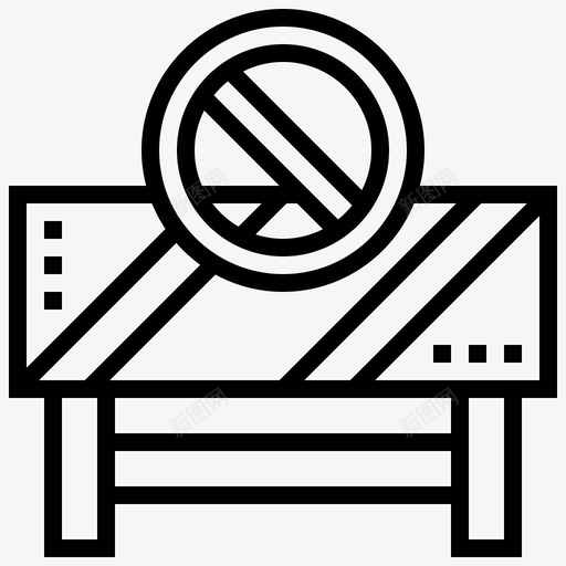屏障救援6直线型图标svg_新图网 https://ixintu.com 屏障 救援 直线 线型