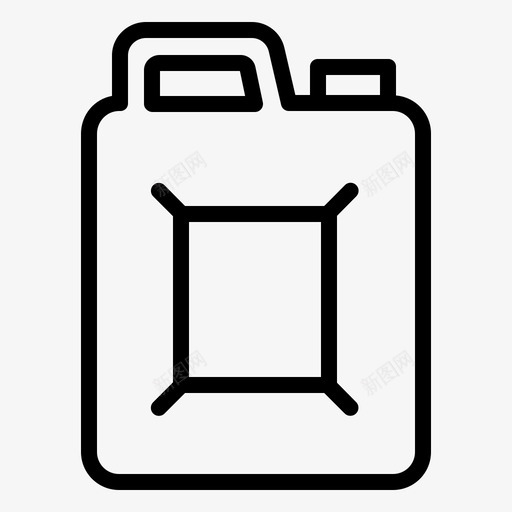 汽油野营罐装图标svg_新图网 https://ixintu.com 户外 旅行 汽油 罐装 野营