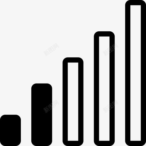 信号移动信号信号条图标svg_新图网 https://ixintu.com wifi 信号 多媒体 娱乐 移动