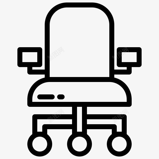 桌椅家具57直线型图标svg_新图网 https://ixintu.com 家具 桌椅 直线 线型