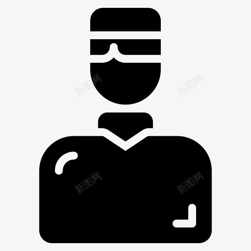 服务员酒店接待员图标svg_新图网 https://ixintu.com glyphsolid 接待员 服务 服务员 酒店 酒店服