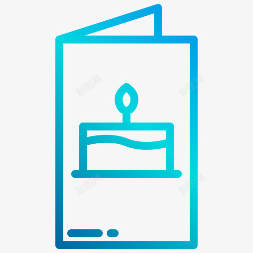 生日卡庆祝46线性梯度图标svg_新图网 https://ixintu.com 庆祝 梯度 生日卡 线性