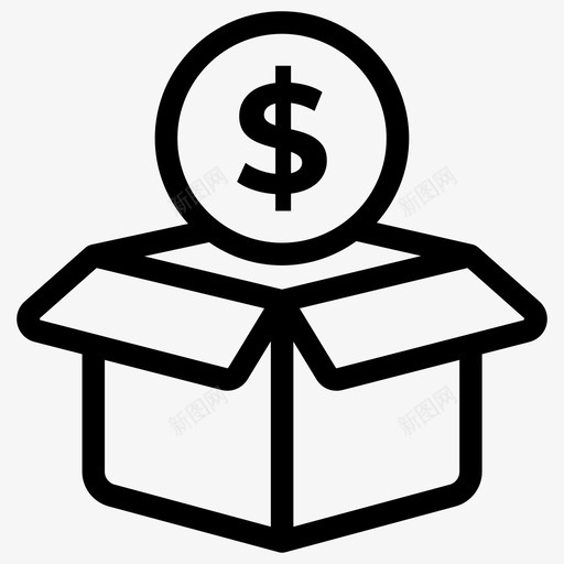 包装价格物流包装采购图标svg_新图网 https://ixintu.com 产品 价格 包装 发布 图标 展示 成本 模块 物流 线图 采购