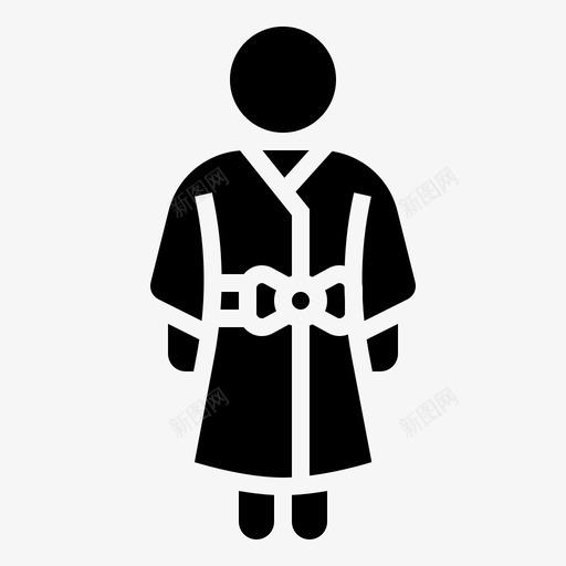 浴袍酒店服务31字形图标svg_新图网 https://ixintu.com 字形 服务 浴袍 酒店 酒店服