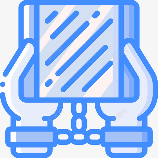 链子社交瘾君子8蓝色图标svg_新图网 https://ixintu.com 瘾君子 社交 蓝色 链子