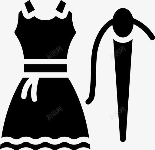 服装制作爱好9填充图标svg_新图网 https://ixintu.com 制作 填充 服装 爱好