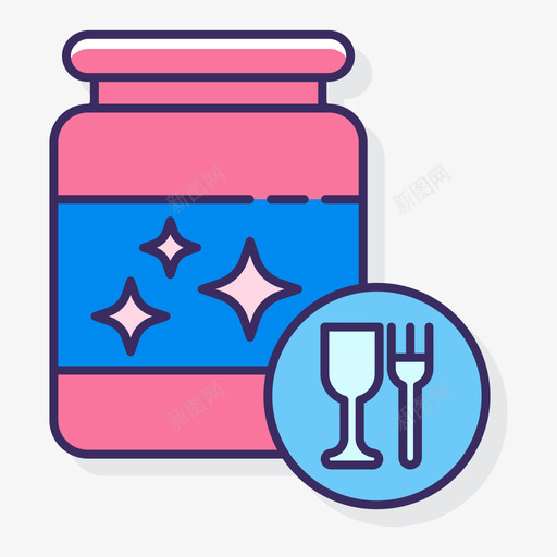 闪光diy11线性颜色图标svg_新图网 https://ixintu.com 线性 闪光 颜色