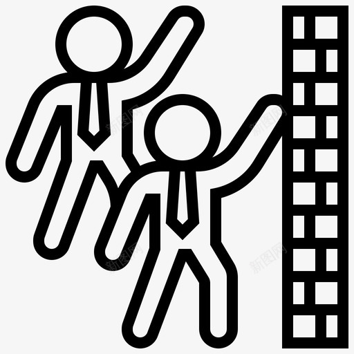战略商业战略20线性图标svg_新图网 https://ixintu.com 商业 战略 线性