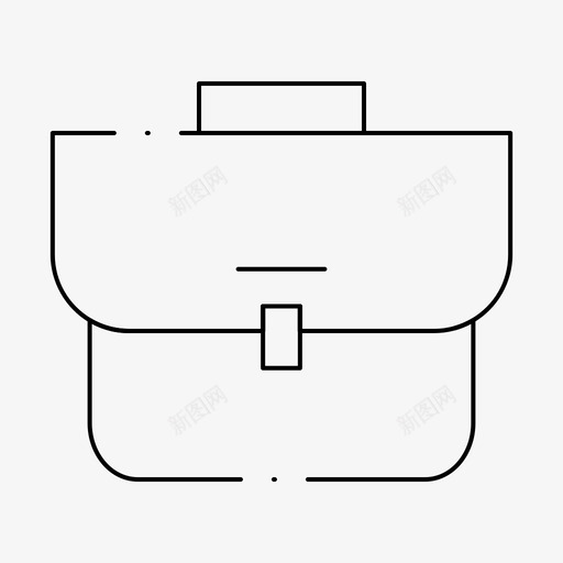 包箱子手提箱图标svg_新图网 https://ixintu.com 工作 手提箱 箱子 脸书 虚线