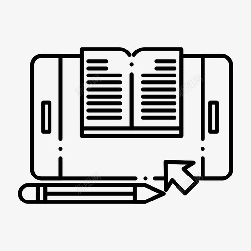 应用程序电子书电子阅读器图标svg_新图网 https://ixintu.com feb web 平板电脑 应用程序 手机 文件 智能 电子 电子书 界面 阅读