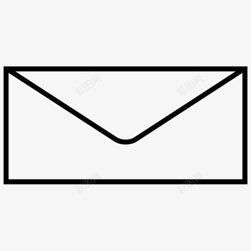 信封信图标svg_新图网 https://ixintu.com 信封