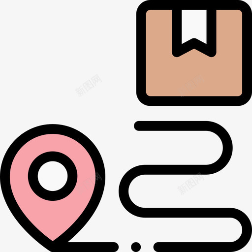 位置交付109线性颜色图标svg_新图网 https://ixintu.com 交付 位置 线性 颜色
