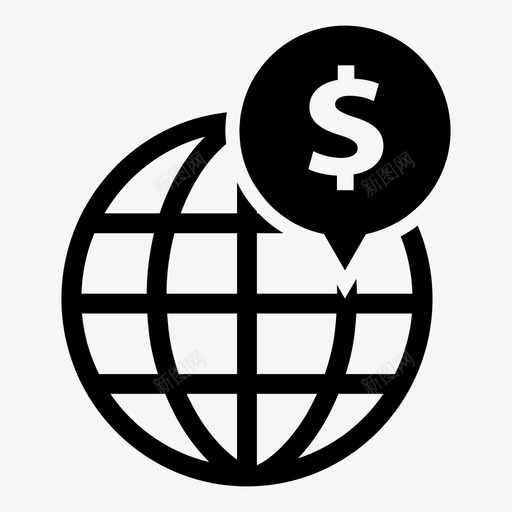 全球贸易投资市场图标svg_新图网 https://ixintu.com 全球 市场 投资 支付 股票 股票市场 贸易 金融