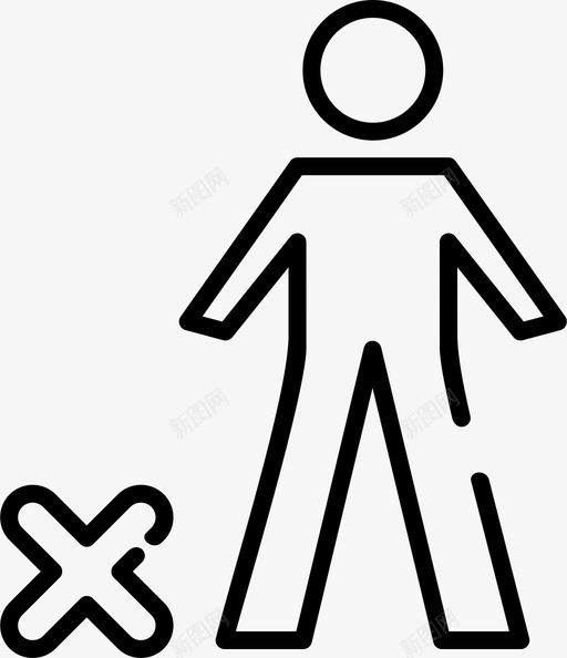 人身体男人和女人图标svg_新图网 https://ixintu.com 人和 人类 女人 男人 身体