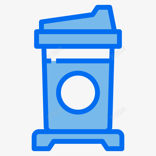 咖啡杯咖啡店108蓝色图标svg_新图网 https://ixintu.com 咖啡店 咖啡杯 蓝色