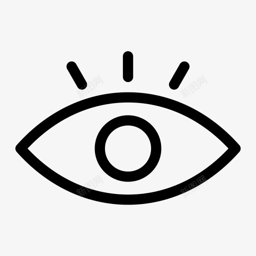 眼睛眨眼睫毛图标svg_新图网 https://ixintu.com 兄弟 眨眼 眼皮 眼睛 睫毛 观察