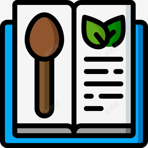 食谱素食主义者15线性颜色图标svg_新图网 https://ixintu.com 主义者 素食 素食主义 线性 颜色 食谱