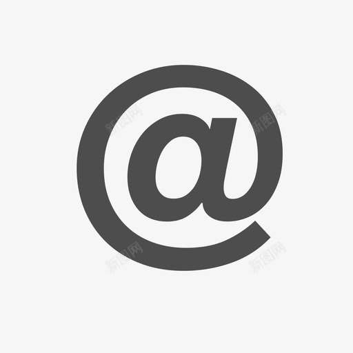 添加at(工作圈)svg_新图网 https://ixintu.com 添加at(工作圈)