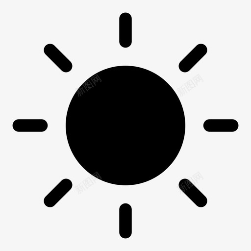 太阳日光白天图标svg_新图网 https://ixintu.com 天气 太阳 日光 日落 时钟 显示器 电话 白天 礼物 账户 阳光
