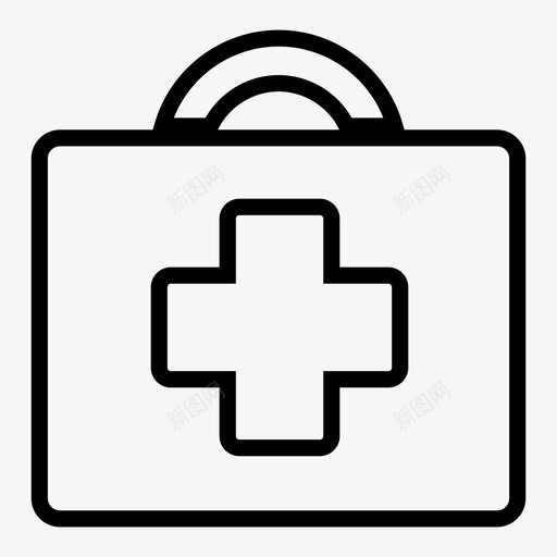 急救箱医疗保健心脏图标svg_新图网 https://ixintu.com 医疗保健 心理健康 心脏 急救箱 脉搏 药物