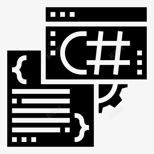 脚本编程64字形图标svg_新图网 https://ixintu.com 字形 编程 脚本