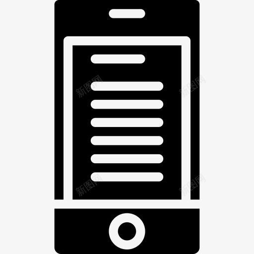 文章uimobile1实心图标svg_新图网 https://ixintu.com mobile ui 实心 文章
