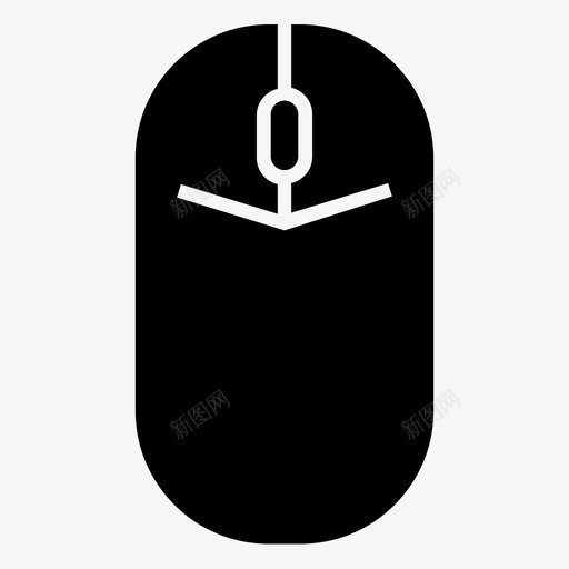 鼠标计算机零件电子图标svg_新图网 https://ixintu.com 技术 电子 硬件 计算机 零件 鼠标