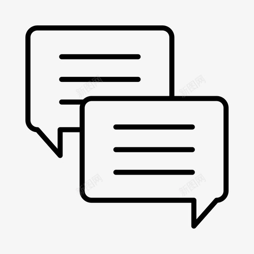 演讲对话数字图标svg_新图网 https://ixintu.com powerpoint 对话 数字 文稿 气泡 演示 演讲