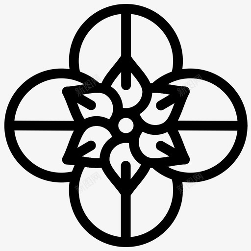 花儿春花春暖花开图标svg_新图网 https://ixintu.com 春暖花开 春花 花儿