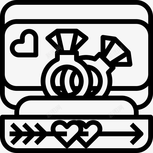 订婚戒指钻石爱情图标svg_新图网 https://ixintu.com 婚姻 婚礼 戒指 爱情 爱情故事 订婚 钻石