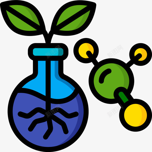 实验室遗传学和生物工程5线性颜色图标svg_新图网 https://ixintu.com 实验室 生物工程 线性 遗传学 颜色