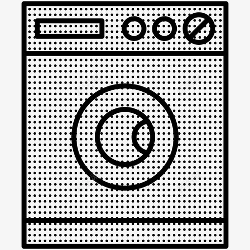 洗衣机家电洗衣房图标svg_新图网 https://ixintu.com 家电 星罗棋布 洗衣房 洗衣机