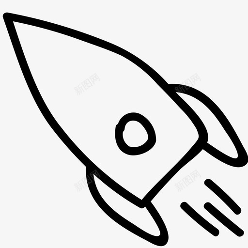 火箭科学天空图标svg_新图网 https://ixintu.com 天空 太空 教育 火箭 科学 科技