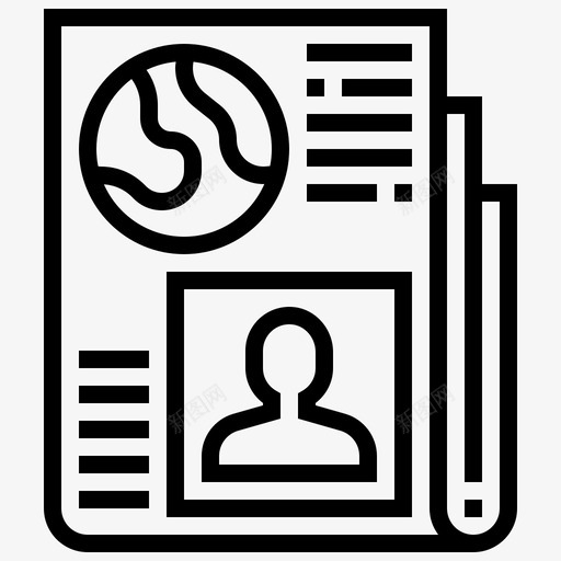 报纸公报杂志图标svg_新图网 https://ixintu.com 公报 出版社 报纸 新闻 杂志 热线