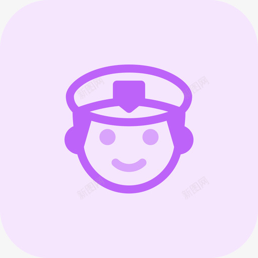 警察笑脸人tritone图标svg_新图网 https://ixintu.com tritone 笑脸 警察
