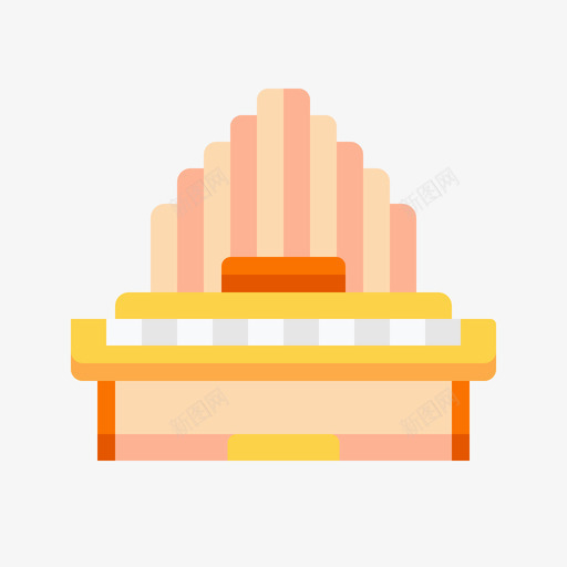 风琴乐器33扁平图标svg_新图网 https://ixintu.com 乐器 扁平 风琴