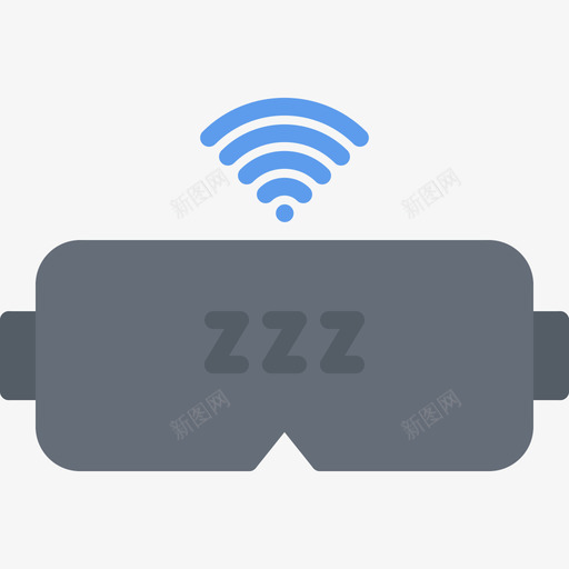 睡眠面罩小工具14扁平图标svg_新图网 https://ixintu.com 小工 工具 扁平 睡眠 面罩