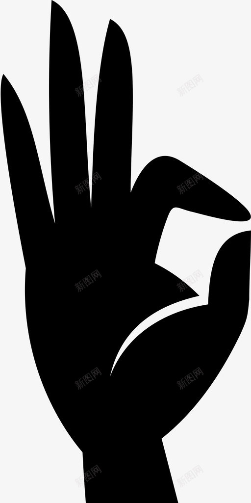 好的手图标svg_新图网 https://ixintu.com 好的