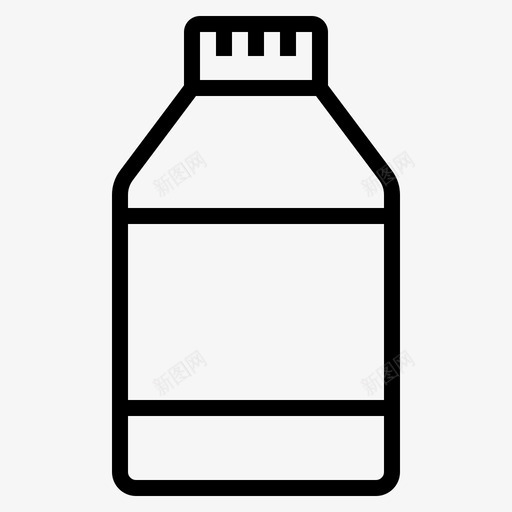 维生素瓶和容器线性图标svg_新图网 https://ixintu.com 容器 线性 维生素