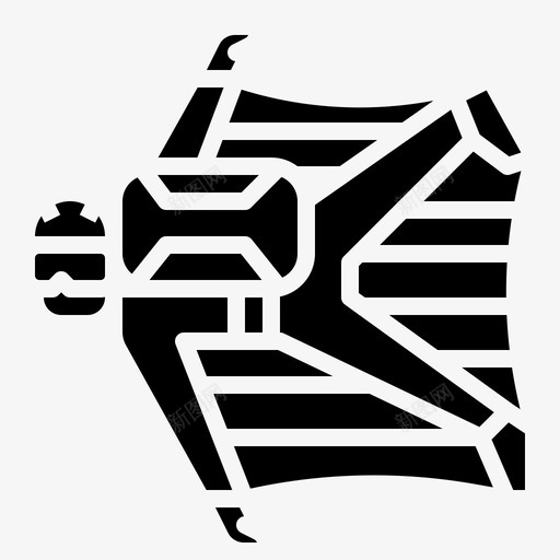 翼装极限运动5填充图标svg_新图网 https://ixintu.com 填充 极限运动 翼装