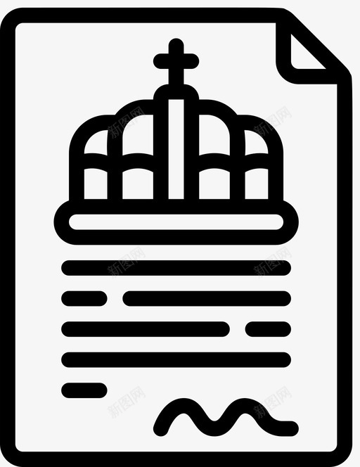 字母君主制3直系图标svg_新图网 https://ixintu.com 君主制 字母 直系