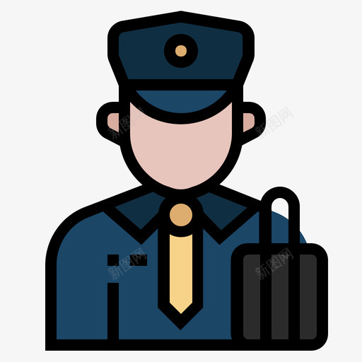 风俗工作和职业3线性颜色图标svg_新图网 https://ixintu.com 工作 线性 职业 颜色 风俗
