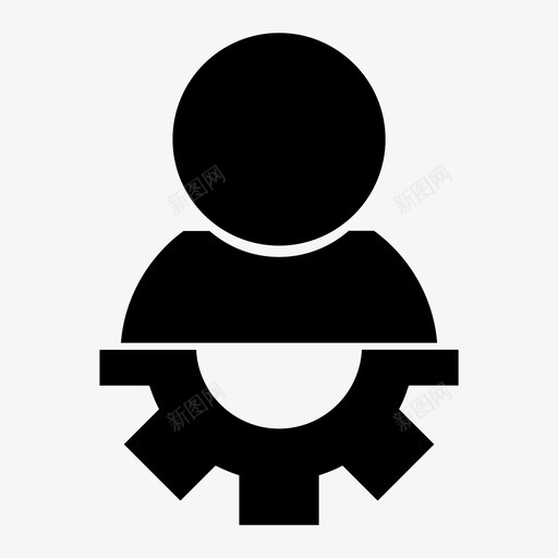 工人雇员官员图标svg_新图网 https://ixintu.com 图标 官员 工人 工作 雇员 雕文