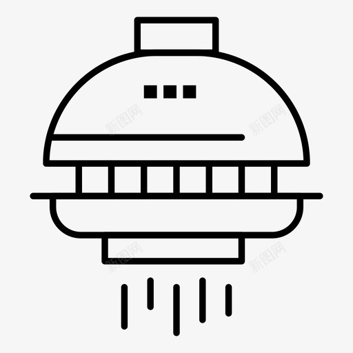 太空航天飞机宇宙飞船图标svg_新图网 https://ixintu.com 2月 v3 不明飞行物 太空 宇宙飞船 收集 界面 网络 航天飞机