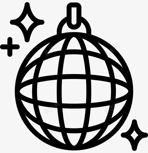迪斯科舞会流行文化3直系图标svg_新图网 https://ixintu.com 流行文化 直系 舞会 迪斯科